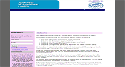 Desktop Screenshot of johnwestinternational.com
